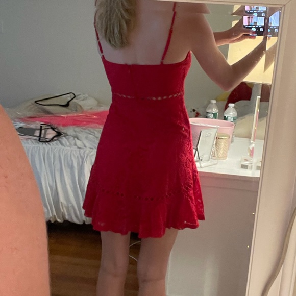 Francesca’s Red Mini Dress - Picture 3 of 4